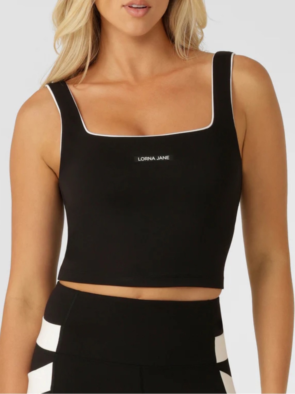 lorna jane black sports tank